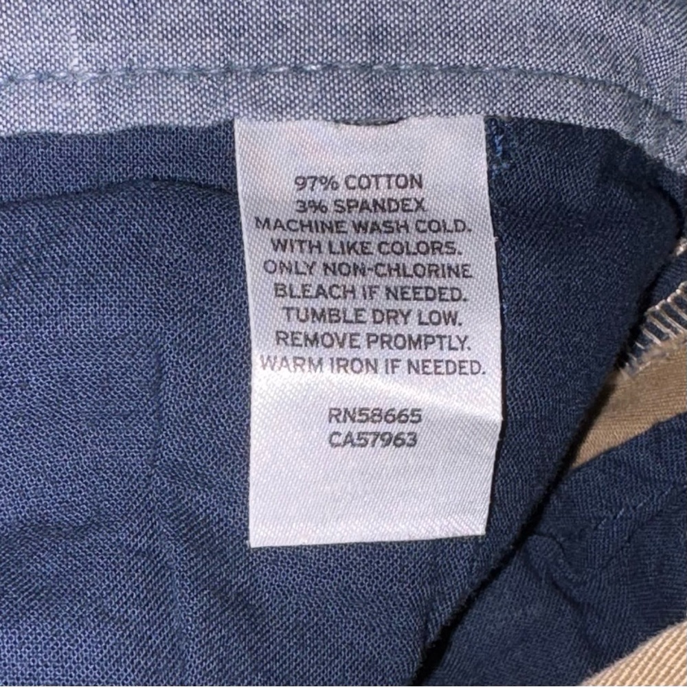 14Th & Union Men’s Slim Fit Straight Leg Khaki Chino Pants Size 31x30 Casual - Picture 9 of 9